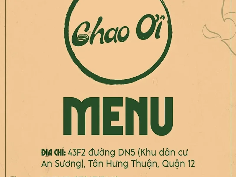 CHAO ƠI NƯỚNG