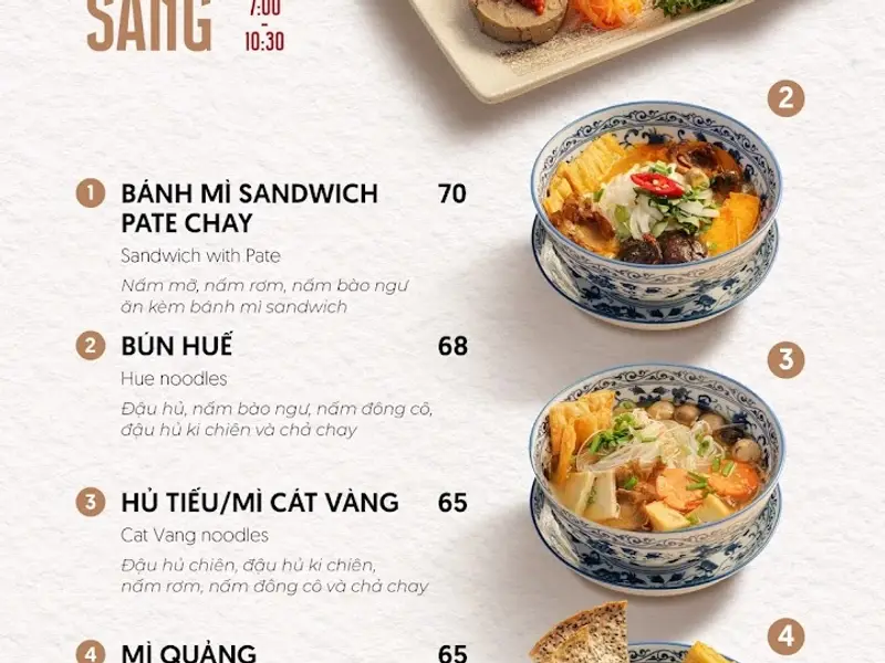 Nhà hàng chay Cát Vàng - Vegetarian Restaurant
