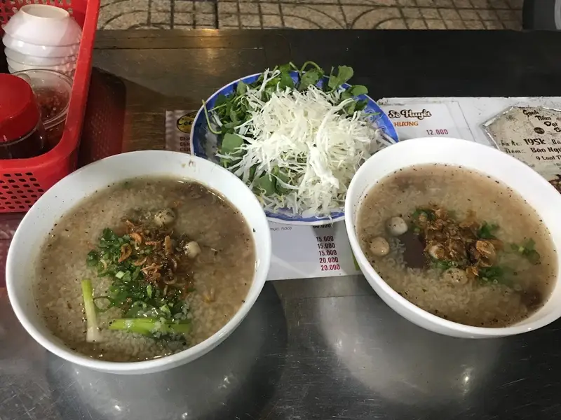 Cháo sò huyết 207 Nguyễn Tri Phương