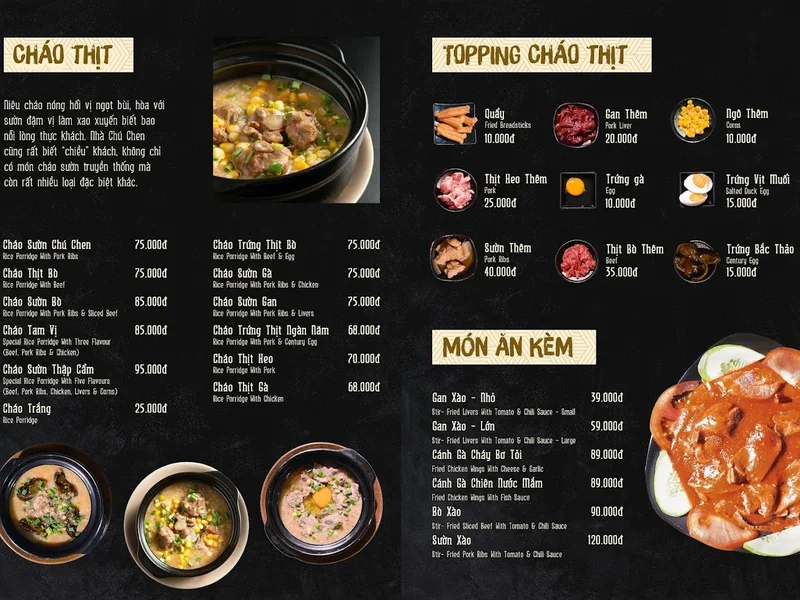 Cháo sườn Chú Chen - Lâm Văn Bền