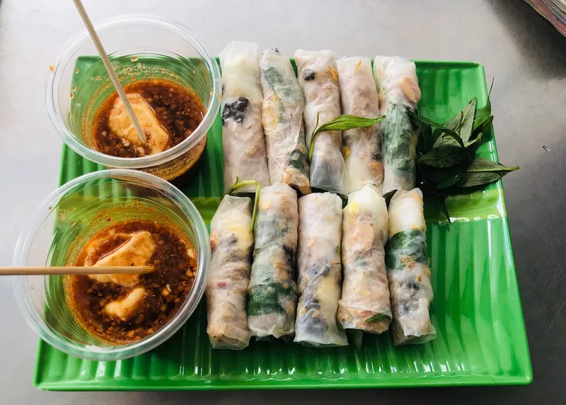 Bánh tráng cuốn Bà Bắc