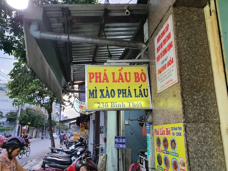 PHÁ LẤU BÒ A Tèo 230 Bình Thới