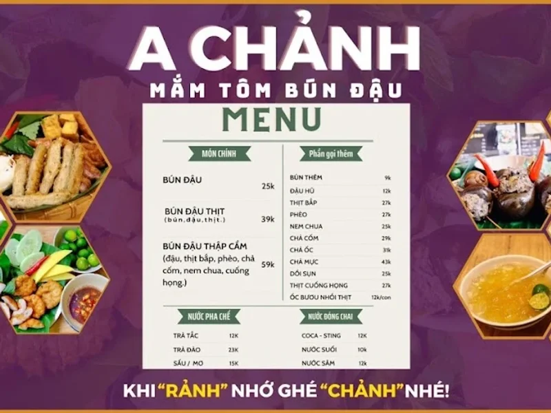 Bún Đậu A Chảnh