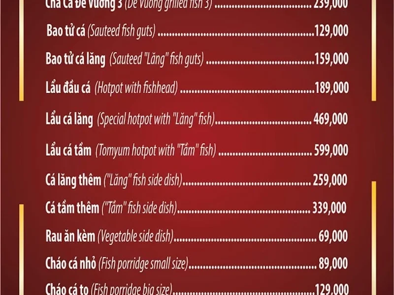 Chả Cá Đế Vương