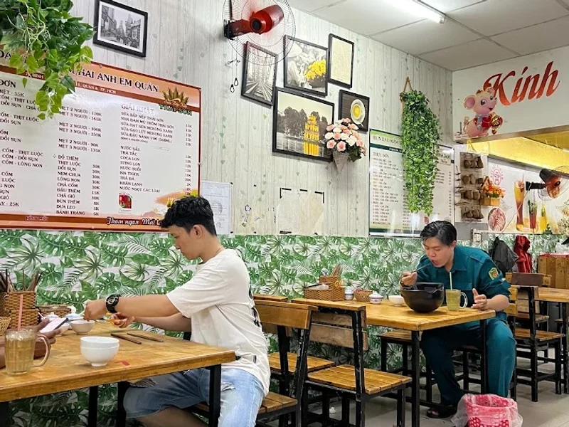 Bún đậu mắm tôm Hai Anh Em