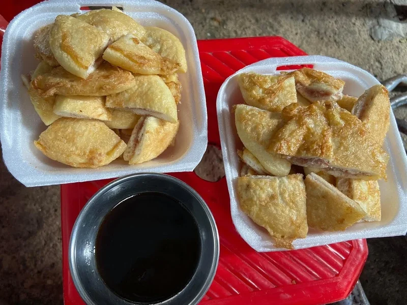 Bánh sữa Patê chiên trứng