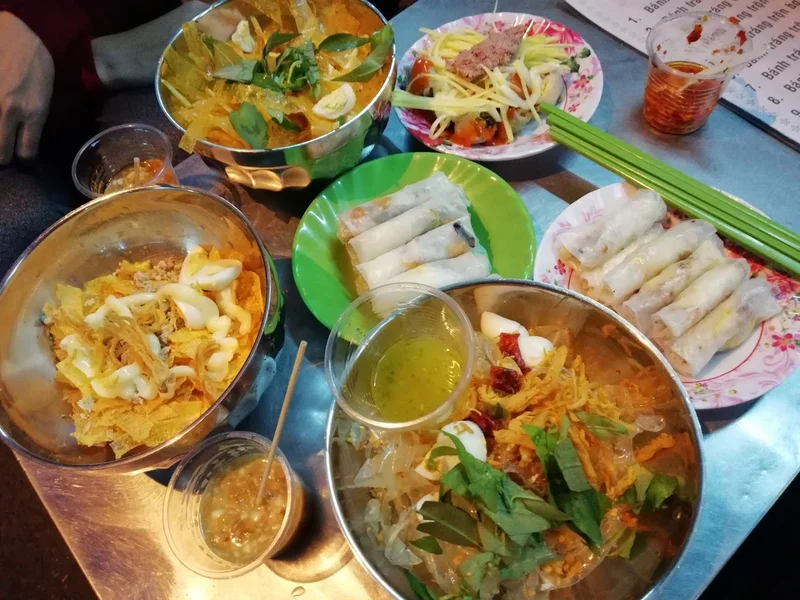 Bánh tráng cuốn Bà Bắc