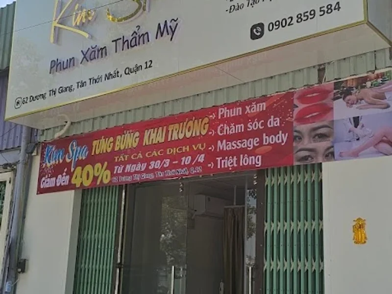 KIM SPA _ Q12- Gội Đầu Dưỡng Sinh - Cổ Vai Gáy - Chăm sóc da - Triệt Lông- Phun Xăm Thẩm Mỹ