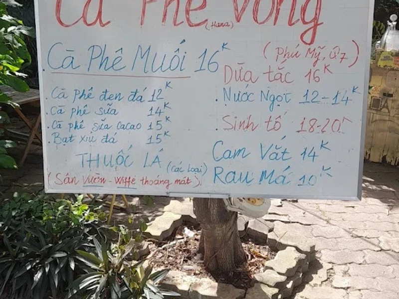 Cà phê võng sân vườn phú mỹ quận 7