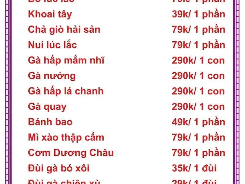 ĐẶT NẤU TIỆC TẠI NHÀ NHẤT TÂM