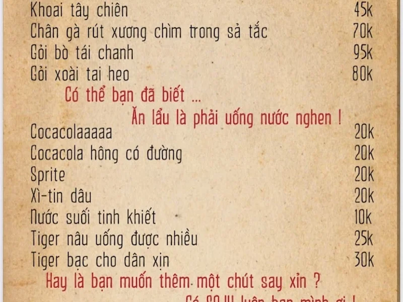 NGỘ Tiệm Lẩu Bò Nho Nhỏ