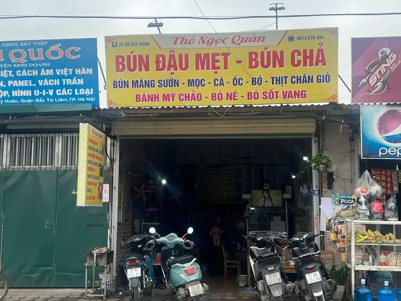 Thỏ Ngọc Quán- Bún Đậu mắm tôm, Bún Chả, Bánh Mỳ Chảo - 23 Võ Quý Huân