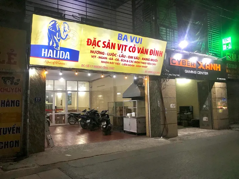 Ba Vui - vịt cỏ Vân Đình.