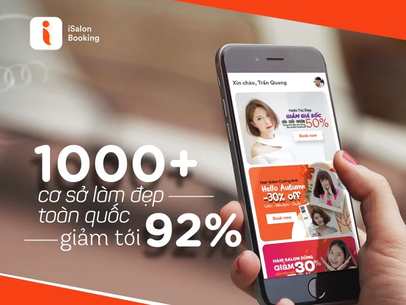 iSalon - Đặt lịch làm đẹp