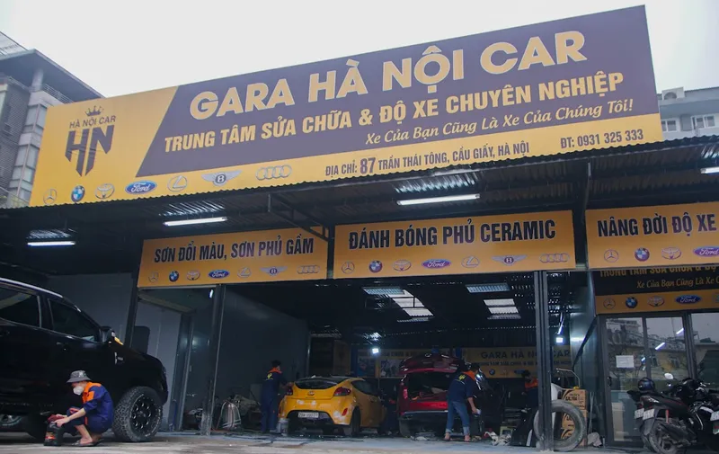 Gara ô tô Hanoicar - Sơn sửa ô tô