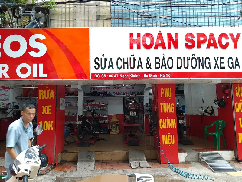 Sửa chữa xe máy Hoan spacy