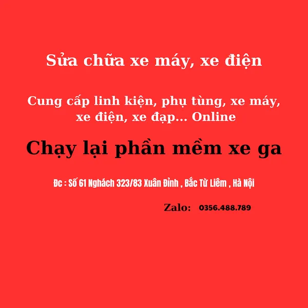 Sửa xe máy Phạm Bá Điệp