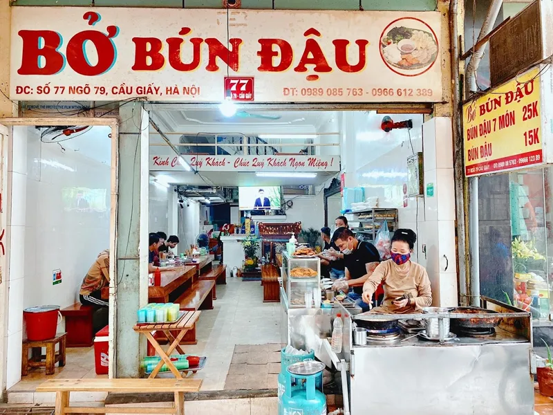 Bở bún đậu 7 món