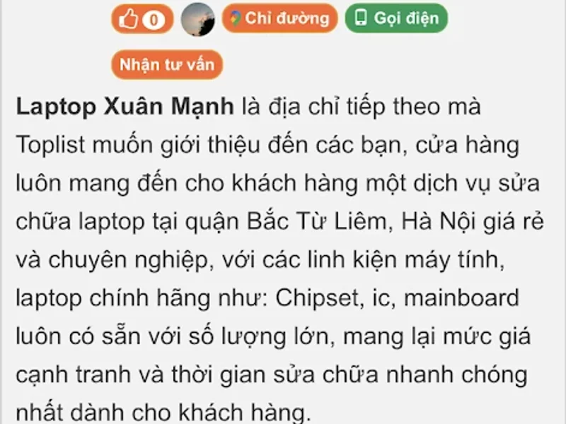 Trung tâm sửa chữa máy tính ( XUÂN MẠNH COMPUTER)