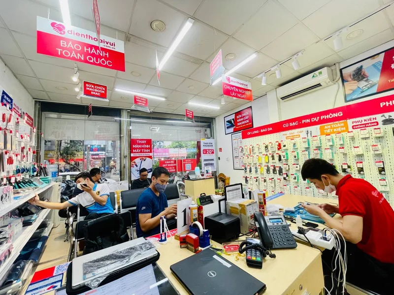 Sửa điện thoại, laptop quận Cầu Giấy - Điện Thoại Vui
