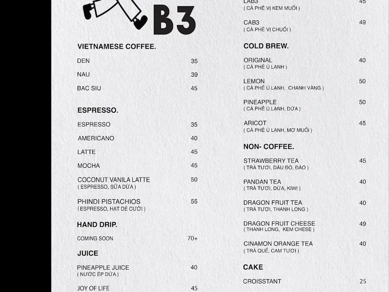CàB3 Coffee