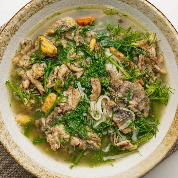 Quán Thái Bình- Bánh đa cá rô - bún cá rô đồng