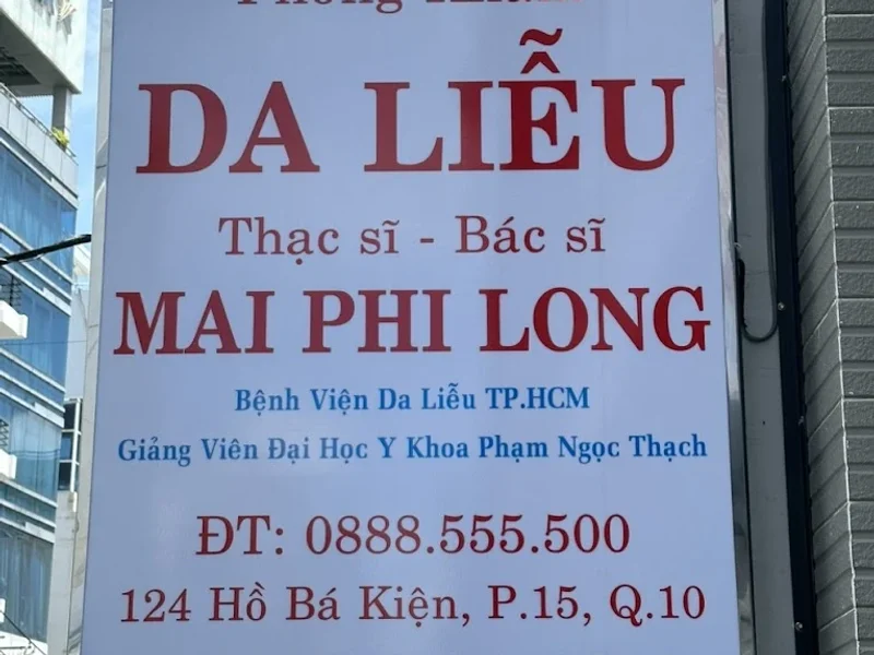Phòng khám DA LIỄU TS.BS. Mai Phi Long