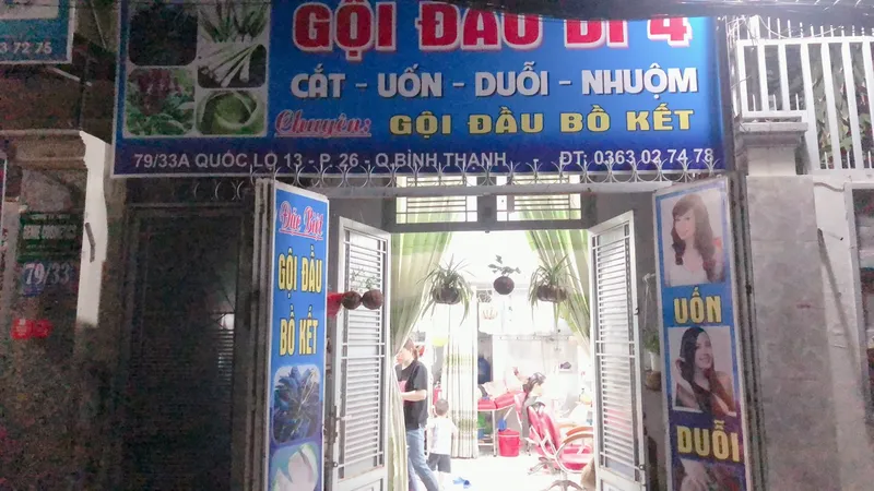 Gội đầu Bồ kết DÌ 4