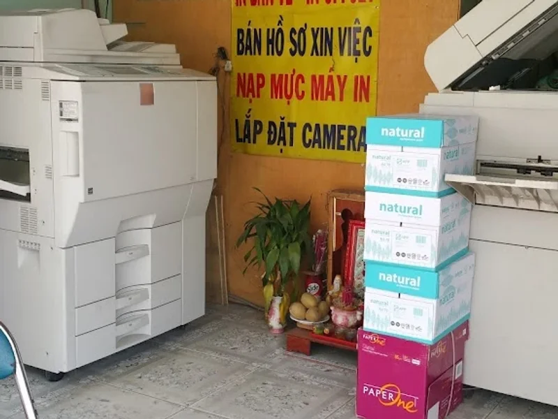 Cửa hàng Photocopy in ấn, Thiết Kế Trần Duy