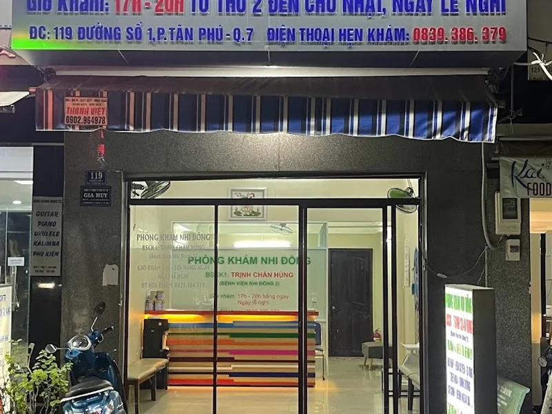 PHÒNG KHÁM CHUYÊN KHOA NHI BÁC SĨ TRỊNH CHẤN HÙNG(Bệnh viện nhi đồng 2)