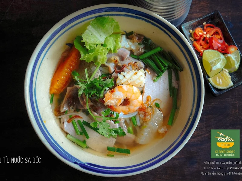 Hủ tiếu Sa Đéc & Bánh tằm - DÌ NĂM SA ĐÉC - 166 Bùi Thị Xuân, Quận 1