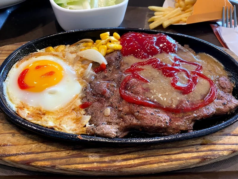 Beef Steak Hai Con Bò