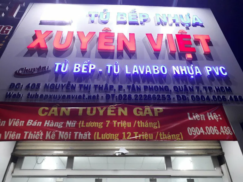 Tủ bếp nhựa Xuyên Việt Hồ Chí Minh