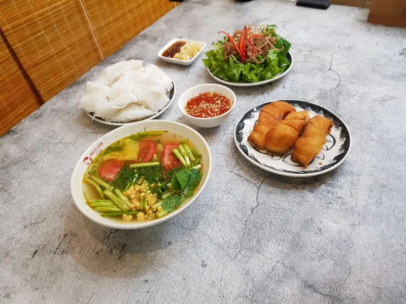 Bún cá chấm An Ngư