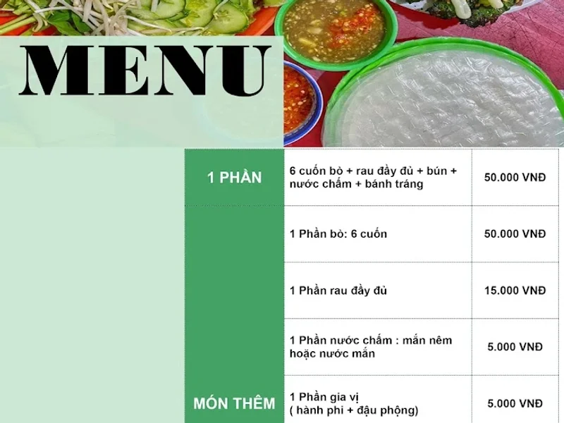 Bò Lá Lốt Tân Quy