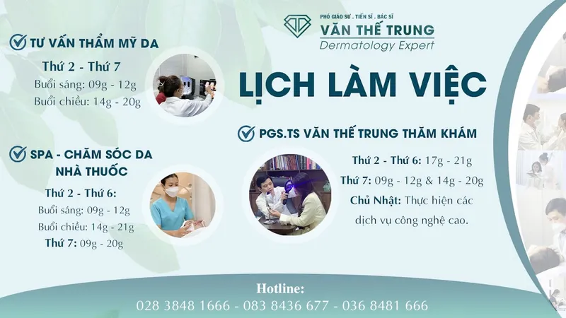 Phòng khám Thẩm mỹ da PGS.TS Văn Thế Trung
