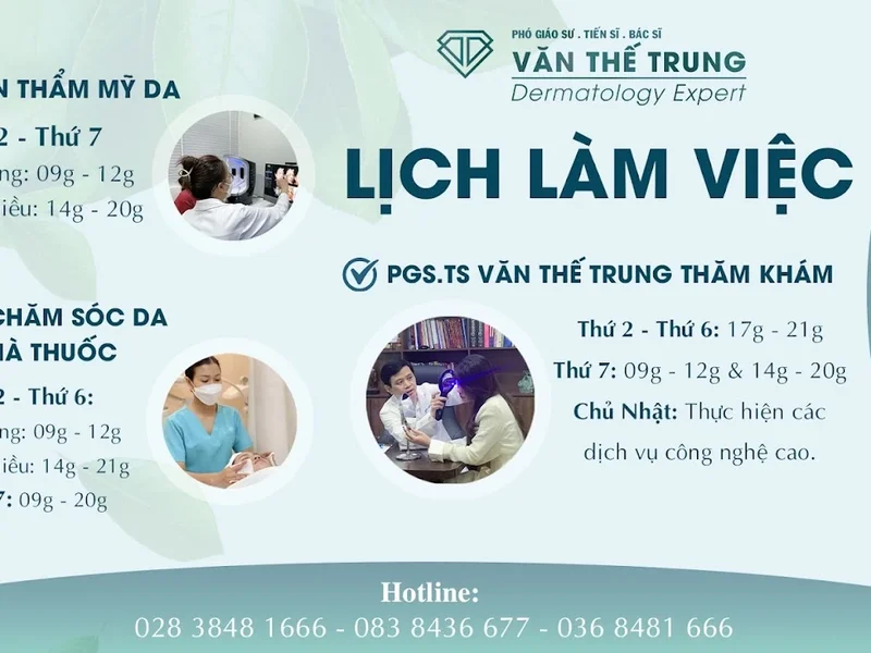 Phòng khám Thẩm mỹ da PGS.TS Văn Thế Trung