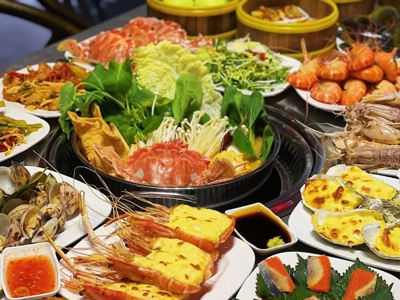 Buffet Hải Sản Cửu Vân Long Thái Hà