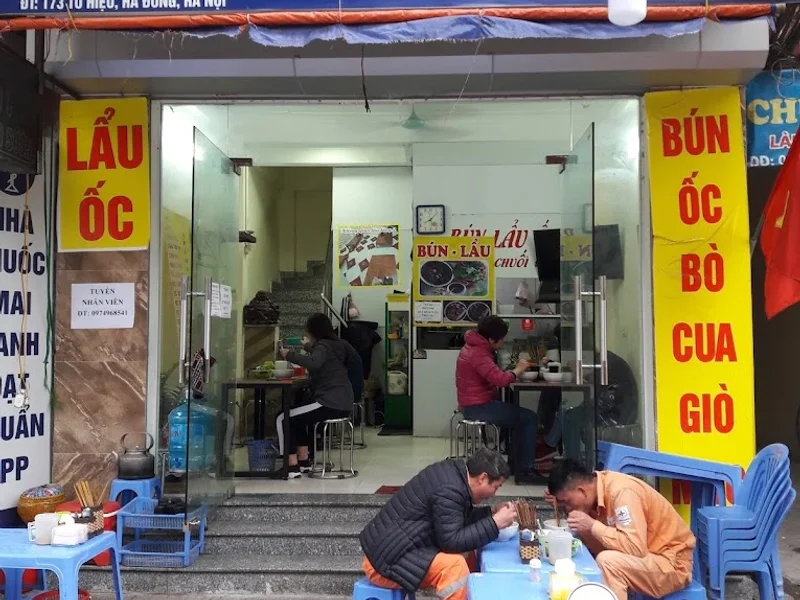 Bún ốc lẩu ốc tô hiệu