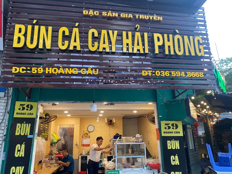 Quán Bún Cá Cay Hải Phòng