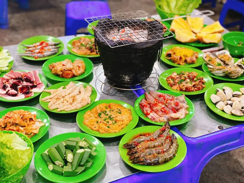 Quán nướng lụi Hùng Béo