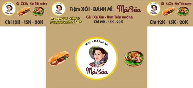 Tiệm Xôi - Bánh Mì Má Sáu Cần Thơ