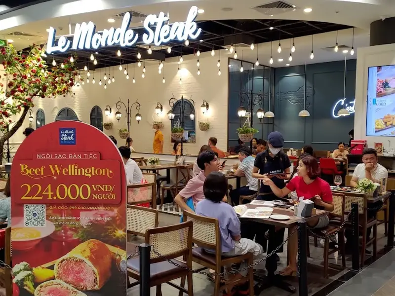 Le Monde Steak - Aeon Mall Hải Phòng