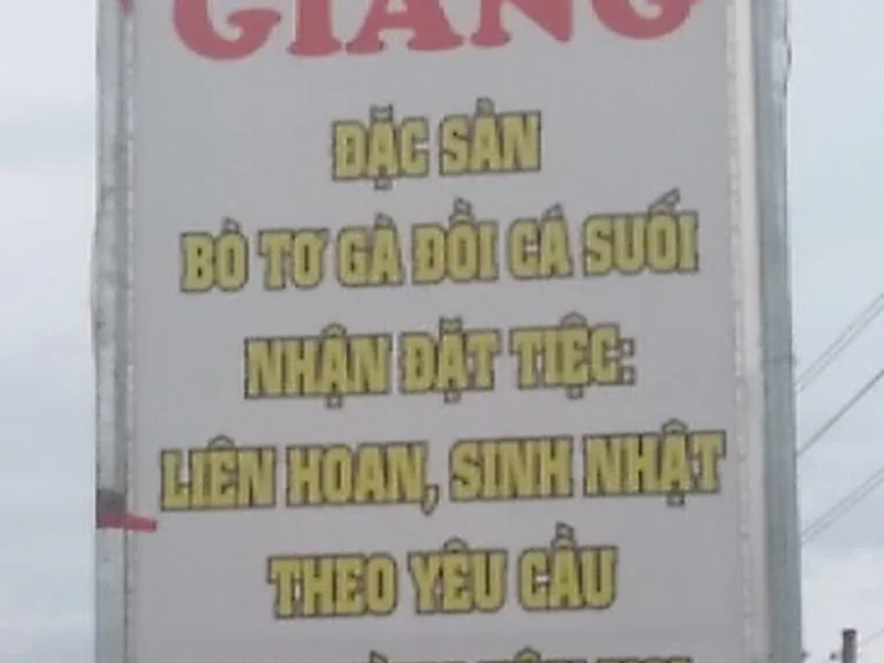 Quán ăn gia đình An Giang