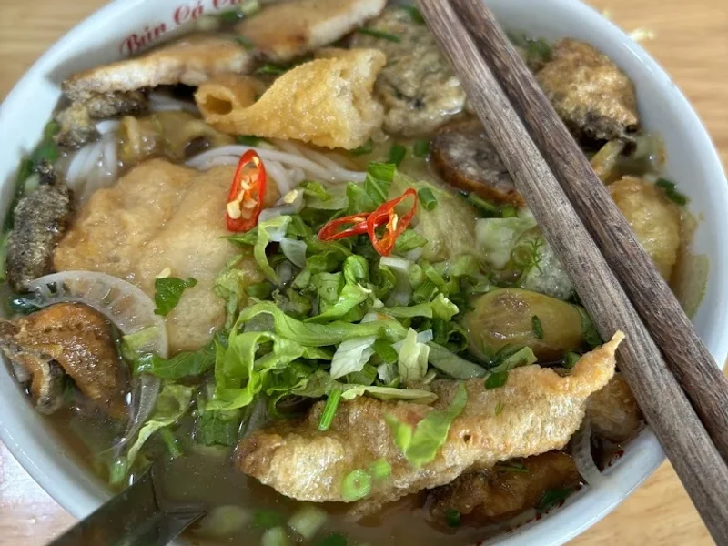 Bún cá cay Chú Lùn