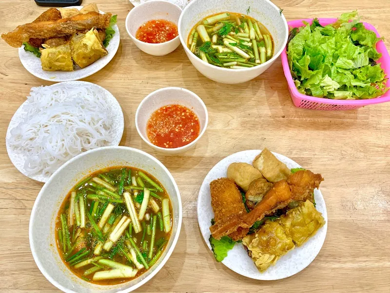 Bún cá chấm Hằng Hà Nội