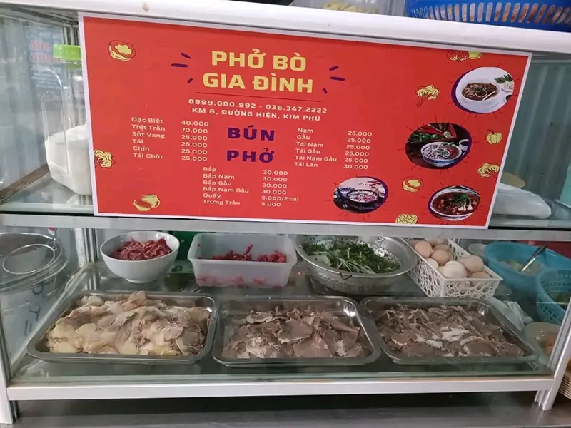 QUÁN ĂN SÁNG - BÚN CHẢ - PHỞ BÒ GIA ĐÌNH