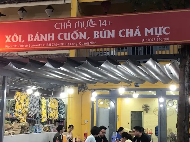 CHẢ MỰC 14 Xôi, Bún, Bánh Cuốn Chả Mực