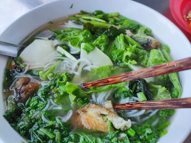 ĐẶC SẢN CANH CÁ RÔ, BÚN CÁ RÔ ĐỒNG DIỄM HƯƠNG