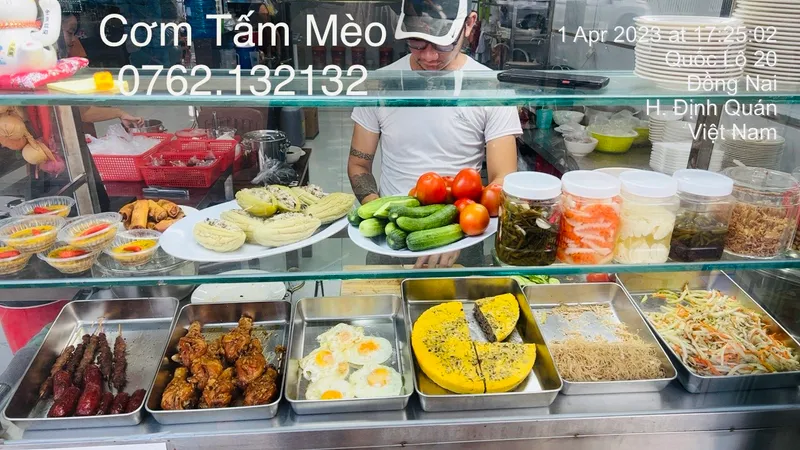 Cơm Tấm Mèo - cơm sườn & 20 món tự chọn 30k - 35k